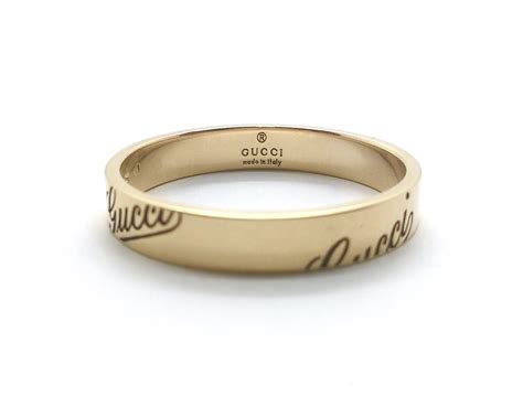 anello gucci fede|anelli gucci oro.